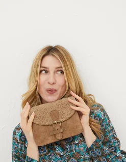 FatFace The Avery Shearling Crossbody Bag|Women View All