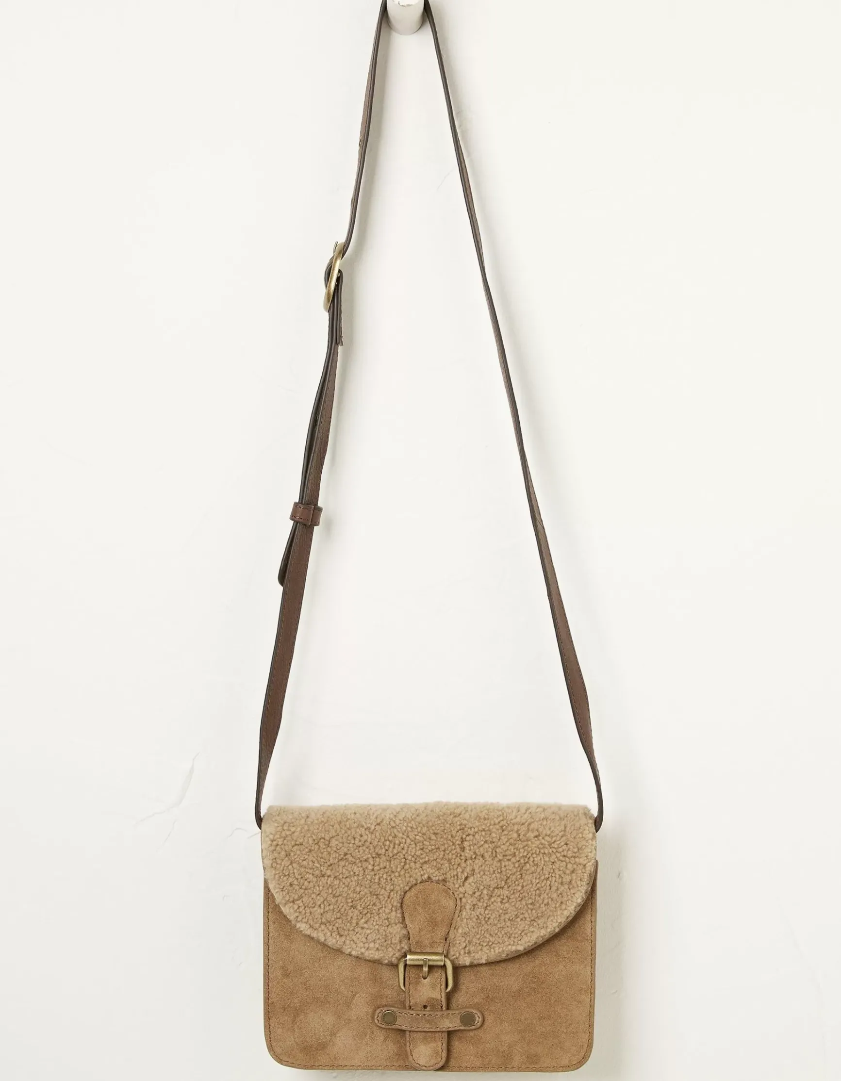 FatFace The Avery Shearling Crossbody Bag|Women View All
