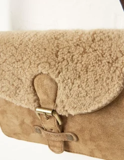 FatFace The Avery Shearling Crossbody Bag|Women View All