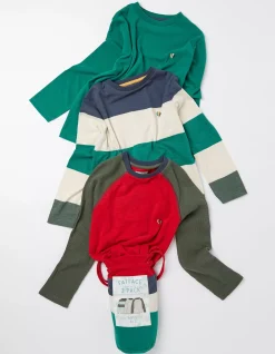 FatFace Three Pack Long Sleeve T-Shirts|Boys View All