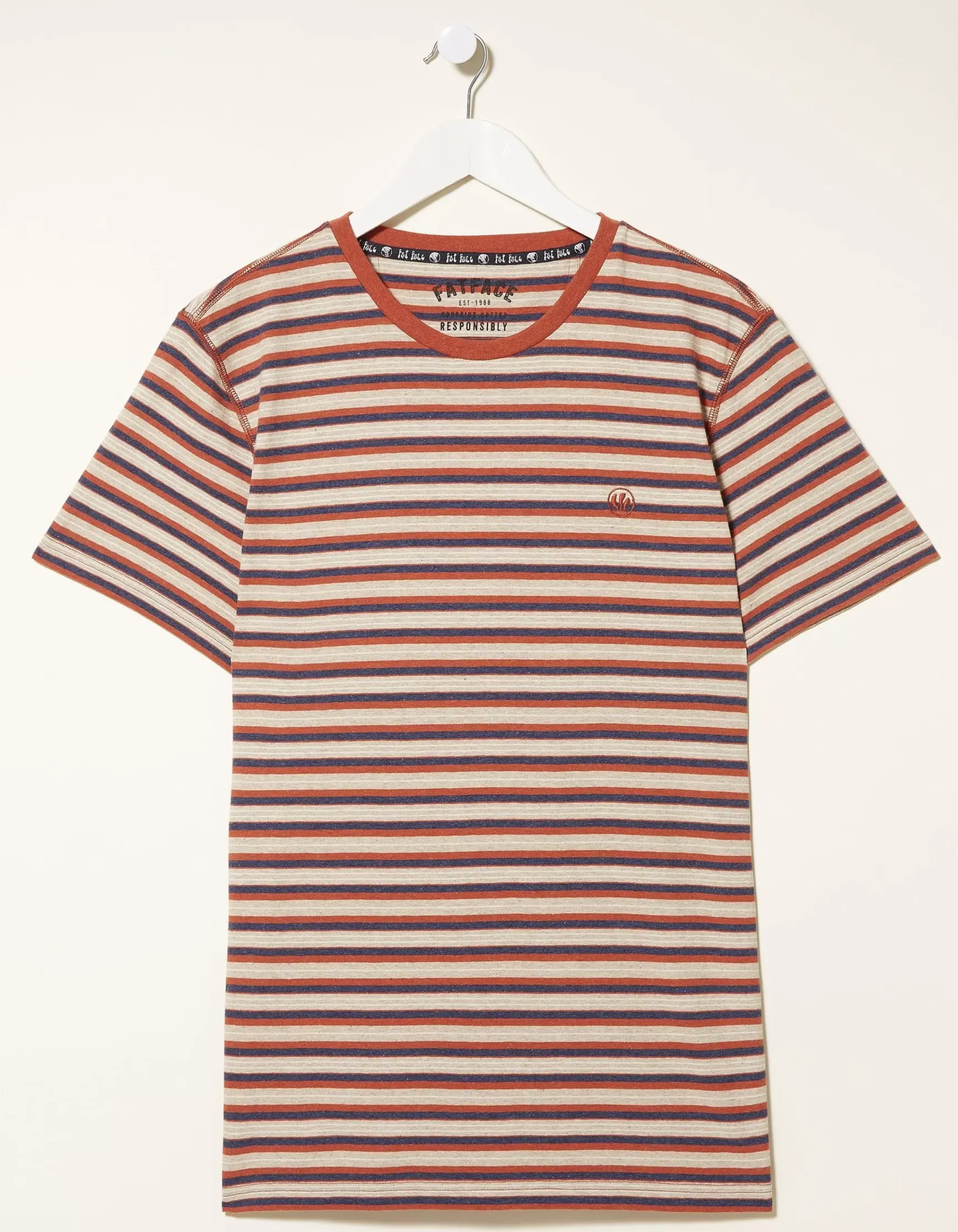FatFace Three Pack Stripe T-Shirts|Men Nightwear & Pyjamas