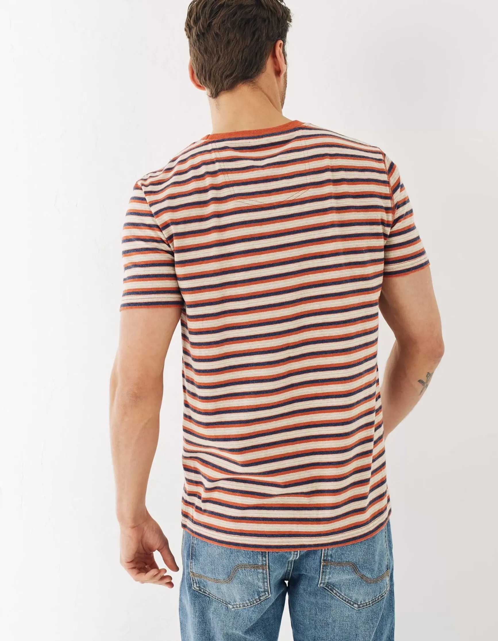 FatFace Three Pack Stripe T-Shirts|Men Nightwear & Pyjamas