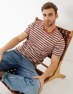 FatFace Three Pack Stripe T-Shirts|Men Nightwear & Pyjamas