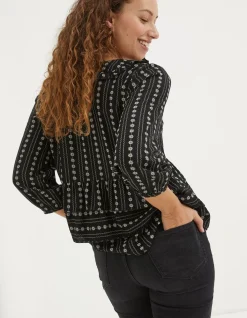 FatFace Tibby Frill Floral Blouse|Women Shirts & Blouses