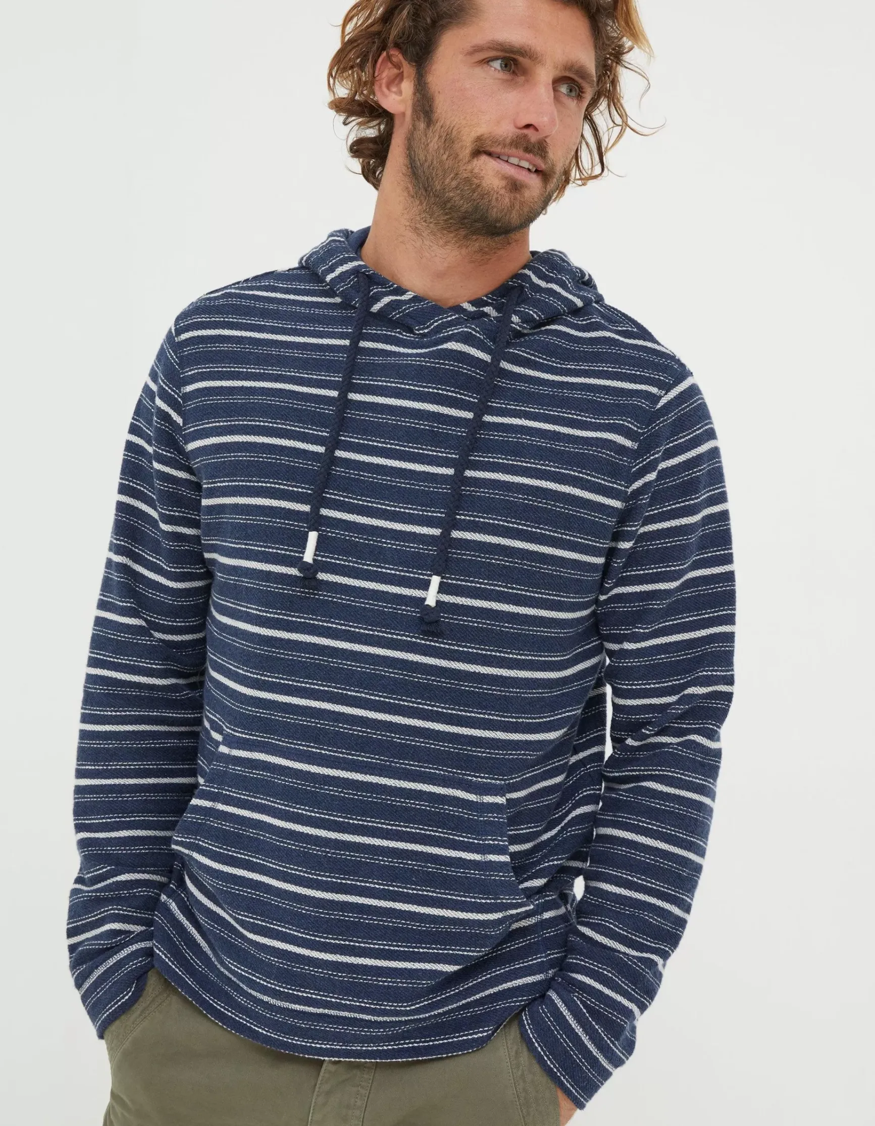 FatFace Trescoe Fine Stripe Hoodie|Men View All