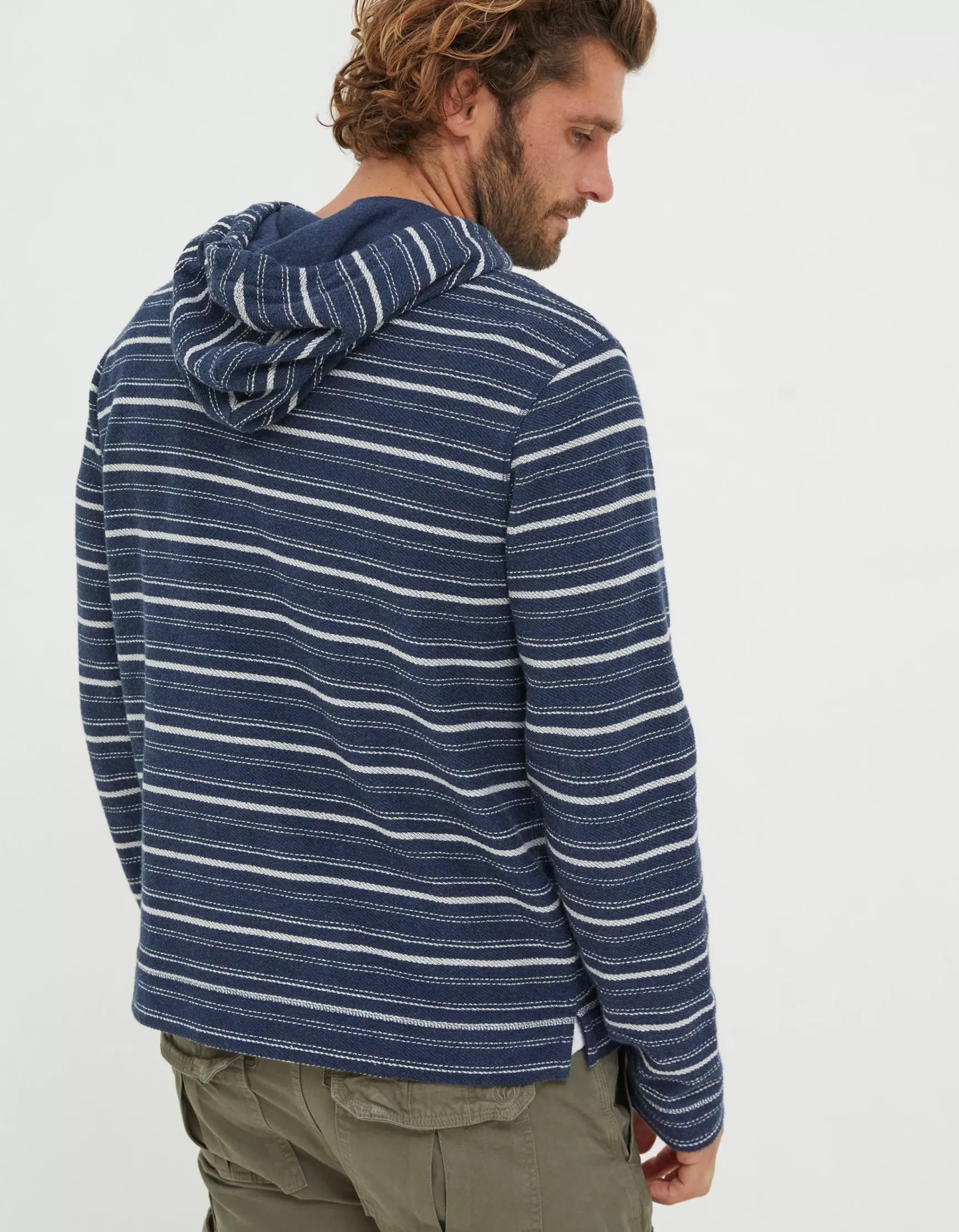 FatFace Trescoe Fine Stripe Hoodie|Men View All