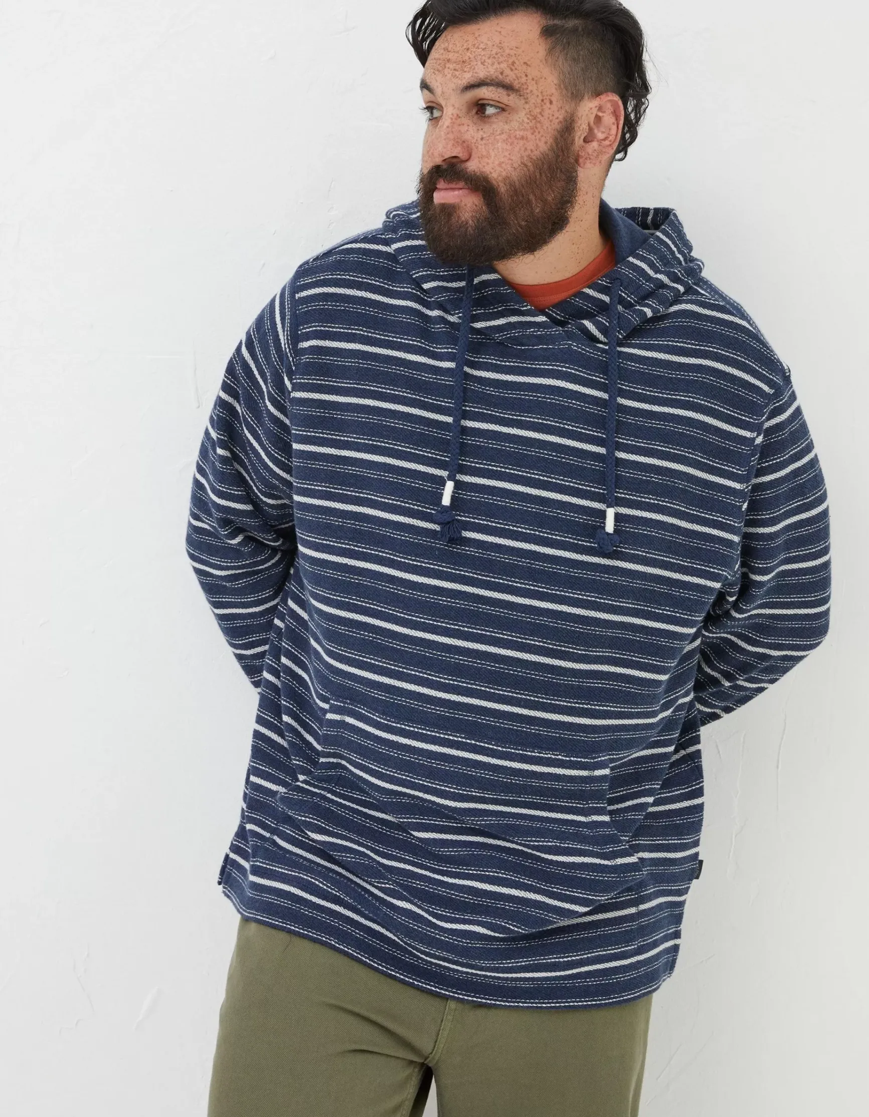 FatFace Trescoe Fine Stripe Hoodie|Men View All