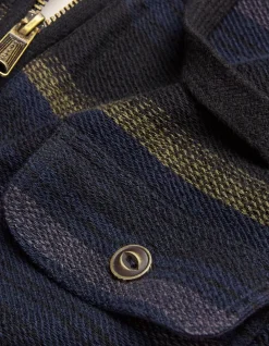 FatFace Trescowe Stripe Half Zip Hoodie|Men Sweatshirts & Hoodies