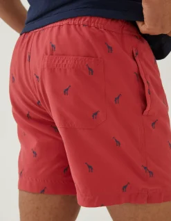 FatFace Trevose Giraffe Swim Shorts|Men Swimwear
