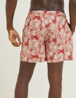 FatFace Trevose Leaf Print Swim Shorts|Men Swimwear