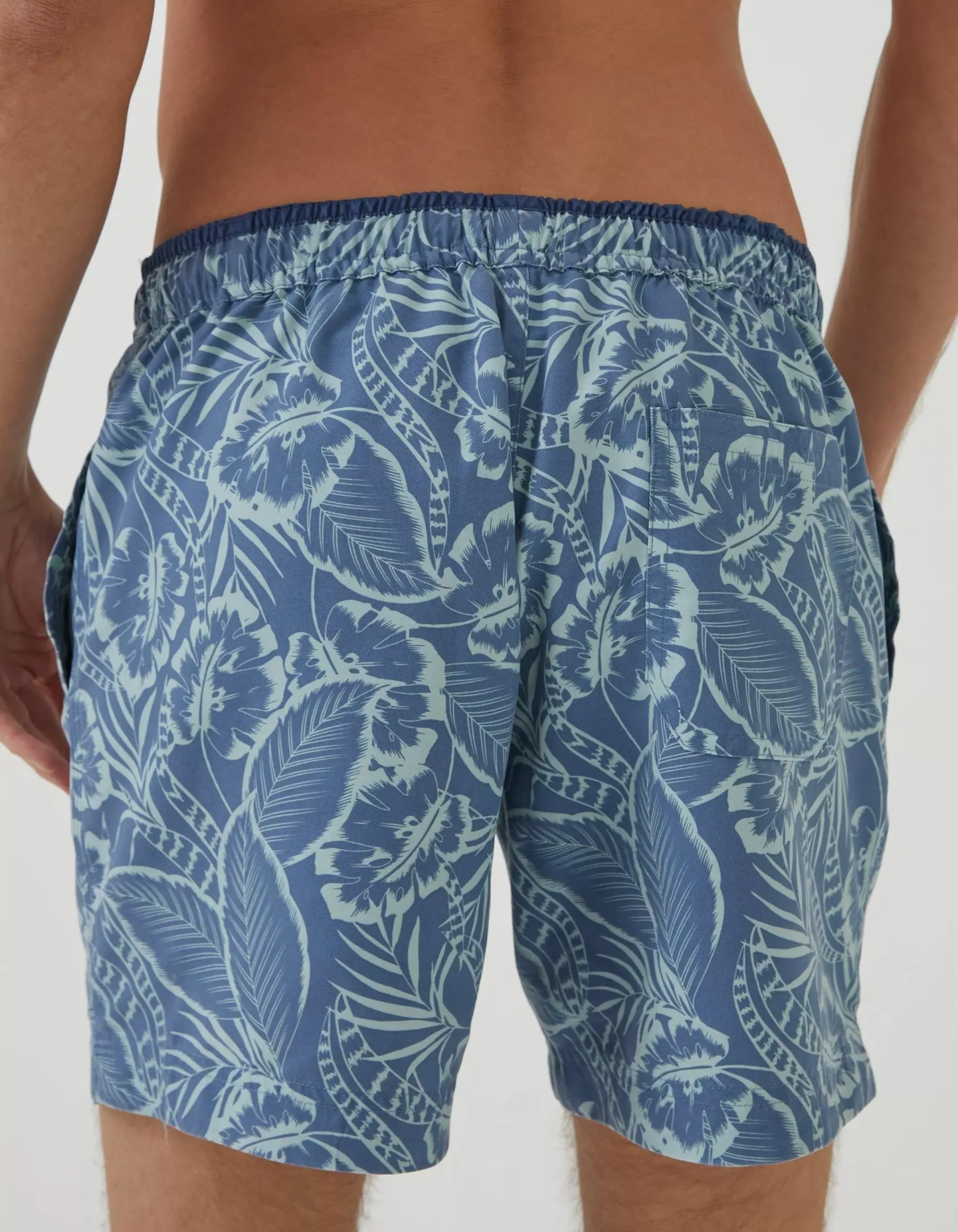 FatFace Trevose Palm Print Swim Shorts|Men Swimwear