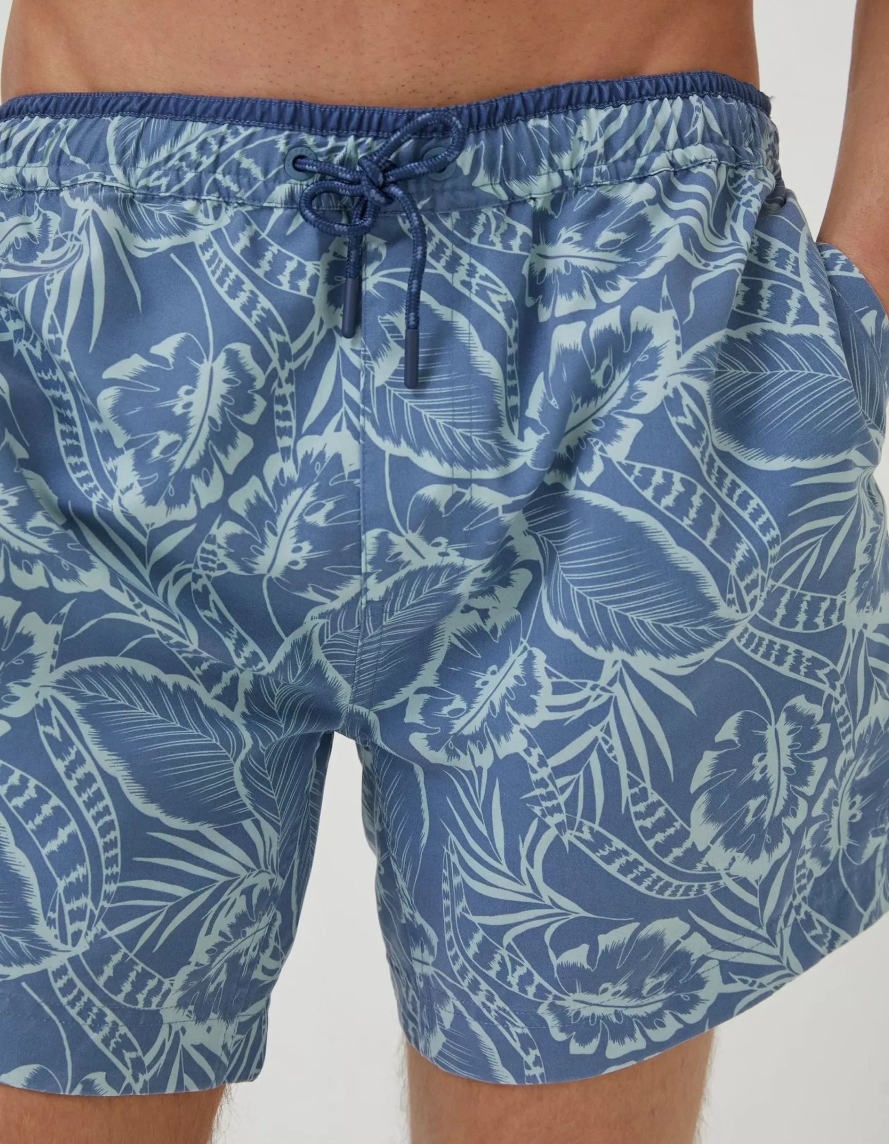 FatFace Trevose Palm Print Swim Shorts|Men Swimwear