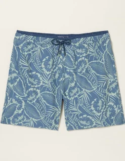 FatFace Trevose Palm Print Swim Shorts|Men Swimwear