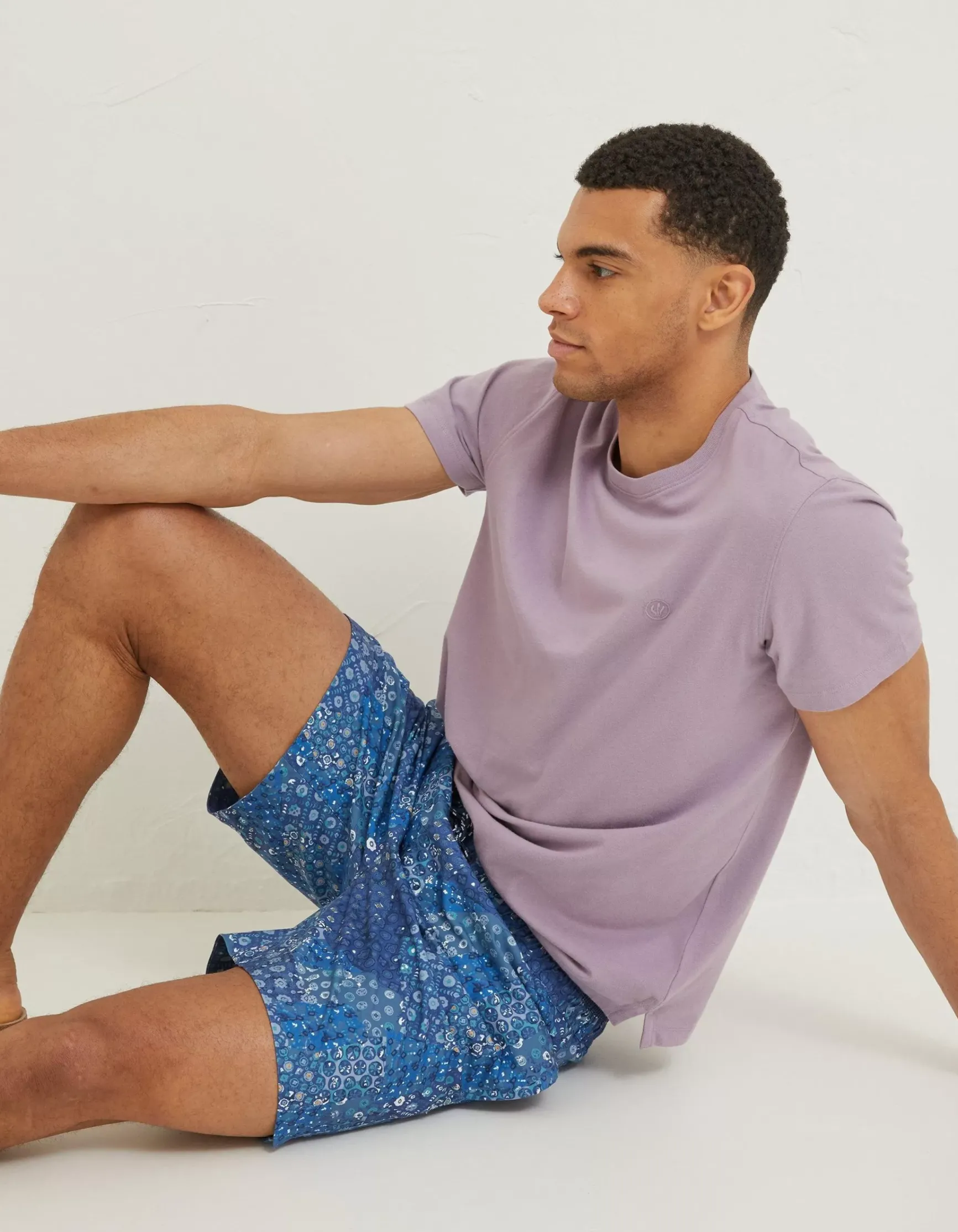 FatFace Trevose Patchwork Swim Shorts|Men Swimwear