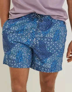 FatFace Trevose Patchwork Swim Shorts|Men Swimwear