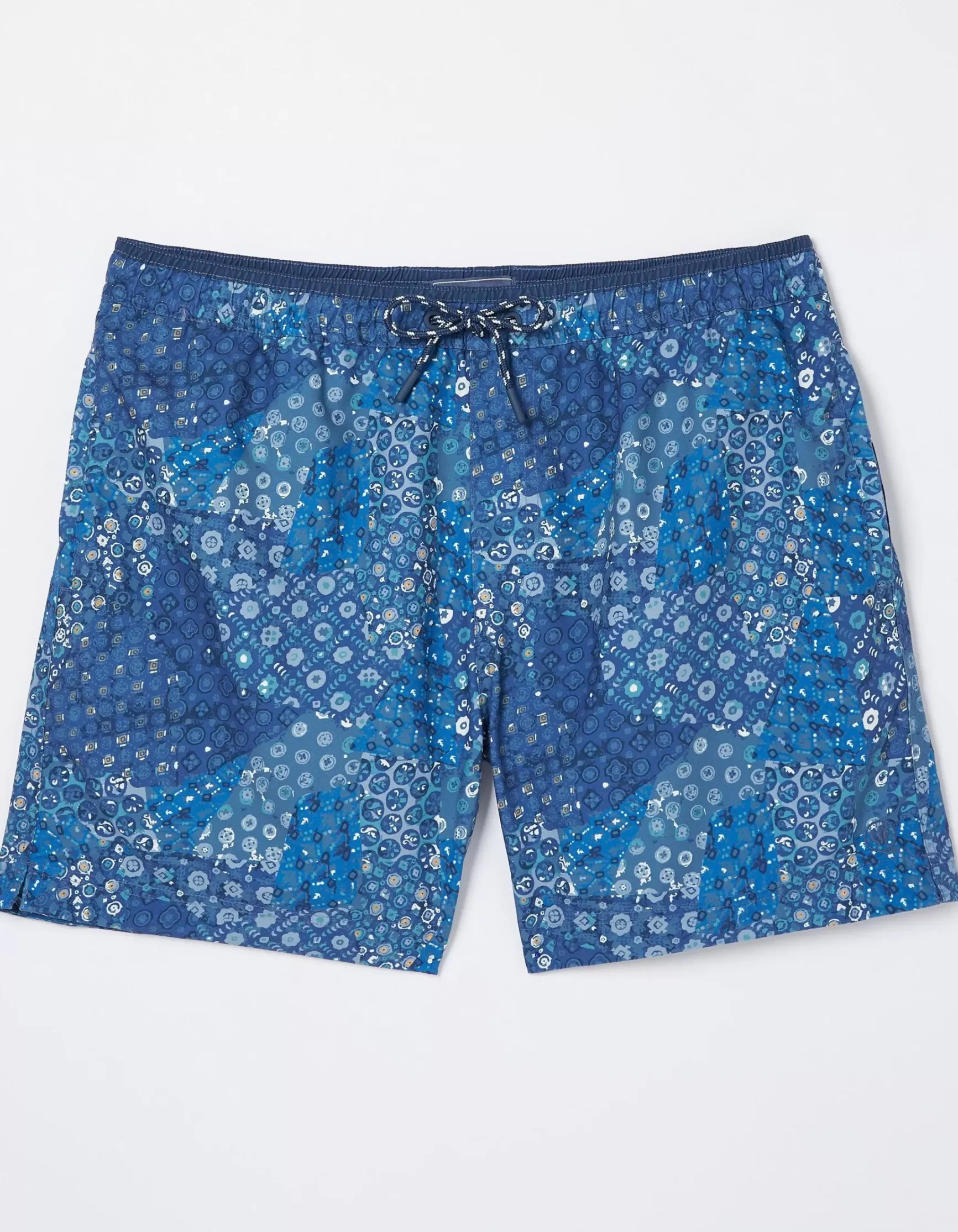 FatFace Trevose Patchwork Swim Shorts|Men Swimwear