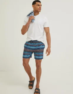 FatFace Trevose Scribble Swim Shorts|Men Swimwear