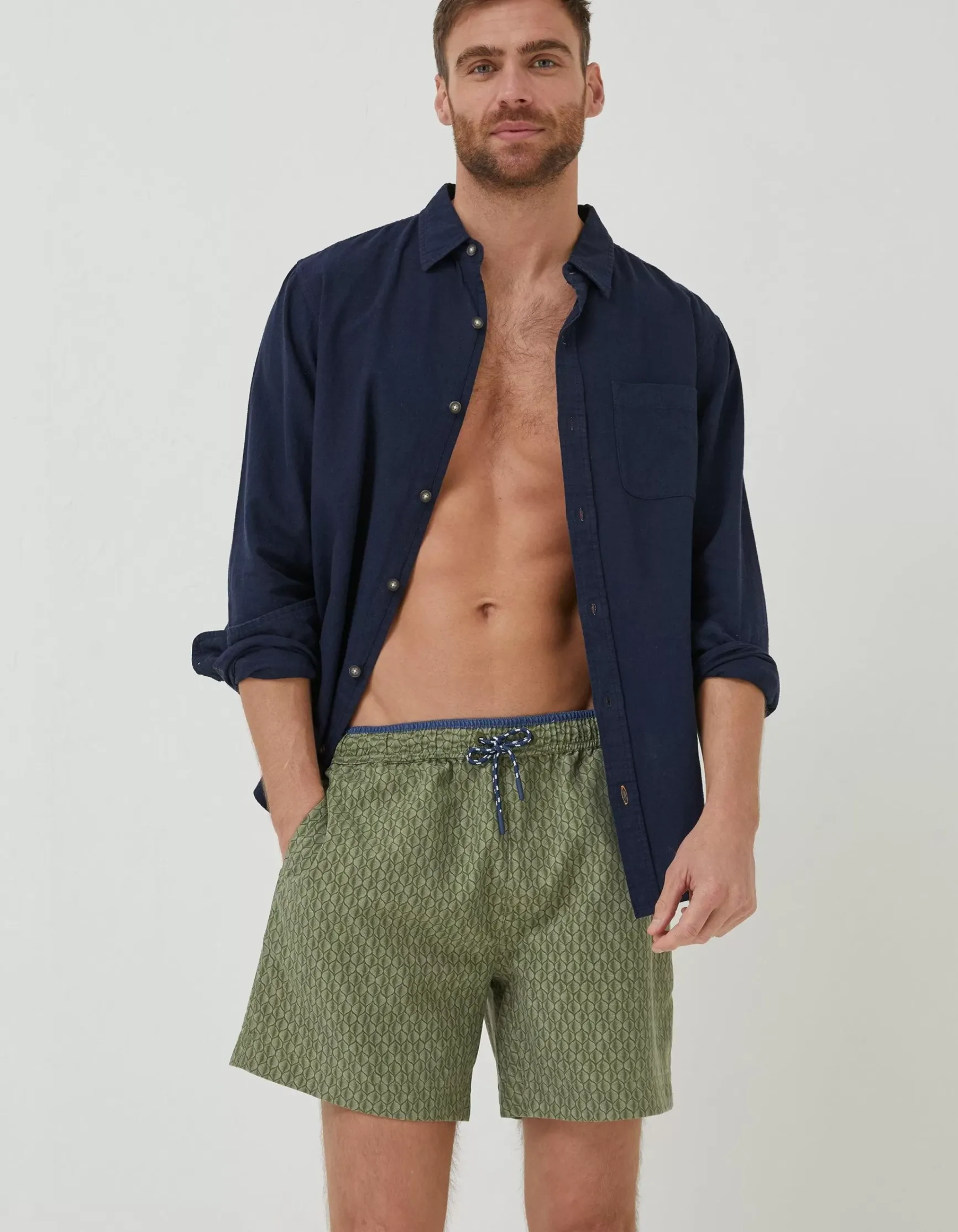 FatFace Trevose Shell Swim Shorts|Men Swimwear