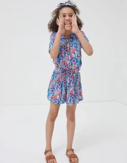 FatFace Tropical Print Flippy Shorts|Girls View All