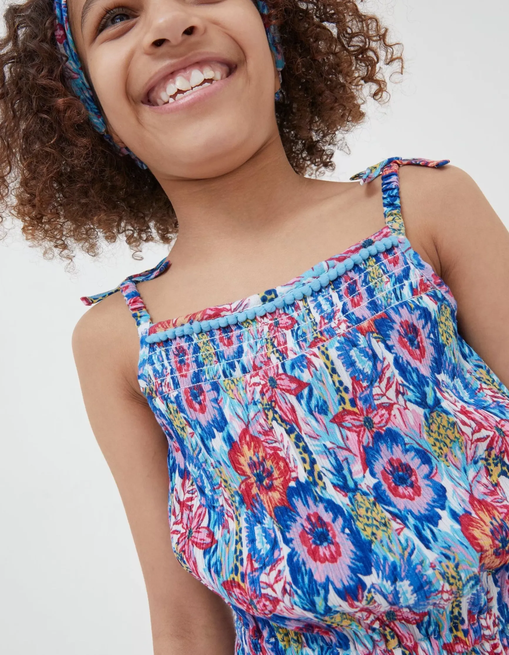 FatFace Tropical Print Jumpsuit|Girls View All