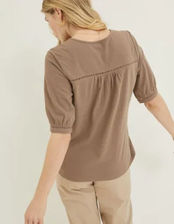 FatFace Tula Notch Top|Women Tops & T-Shirts