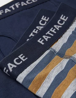 FatFace Two Pack Dorset Stripe Boxers|Men View All