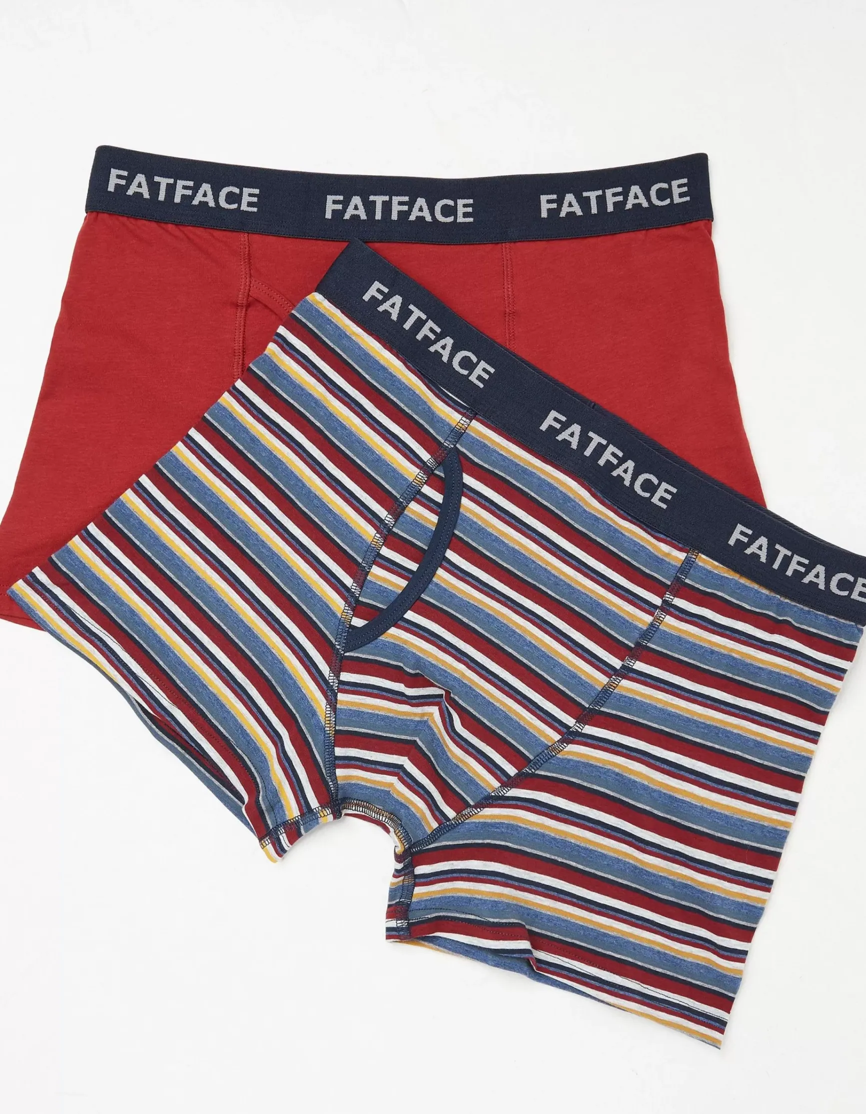 FatFace Two Pack Portland Stripe Boxers|Men View All