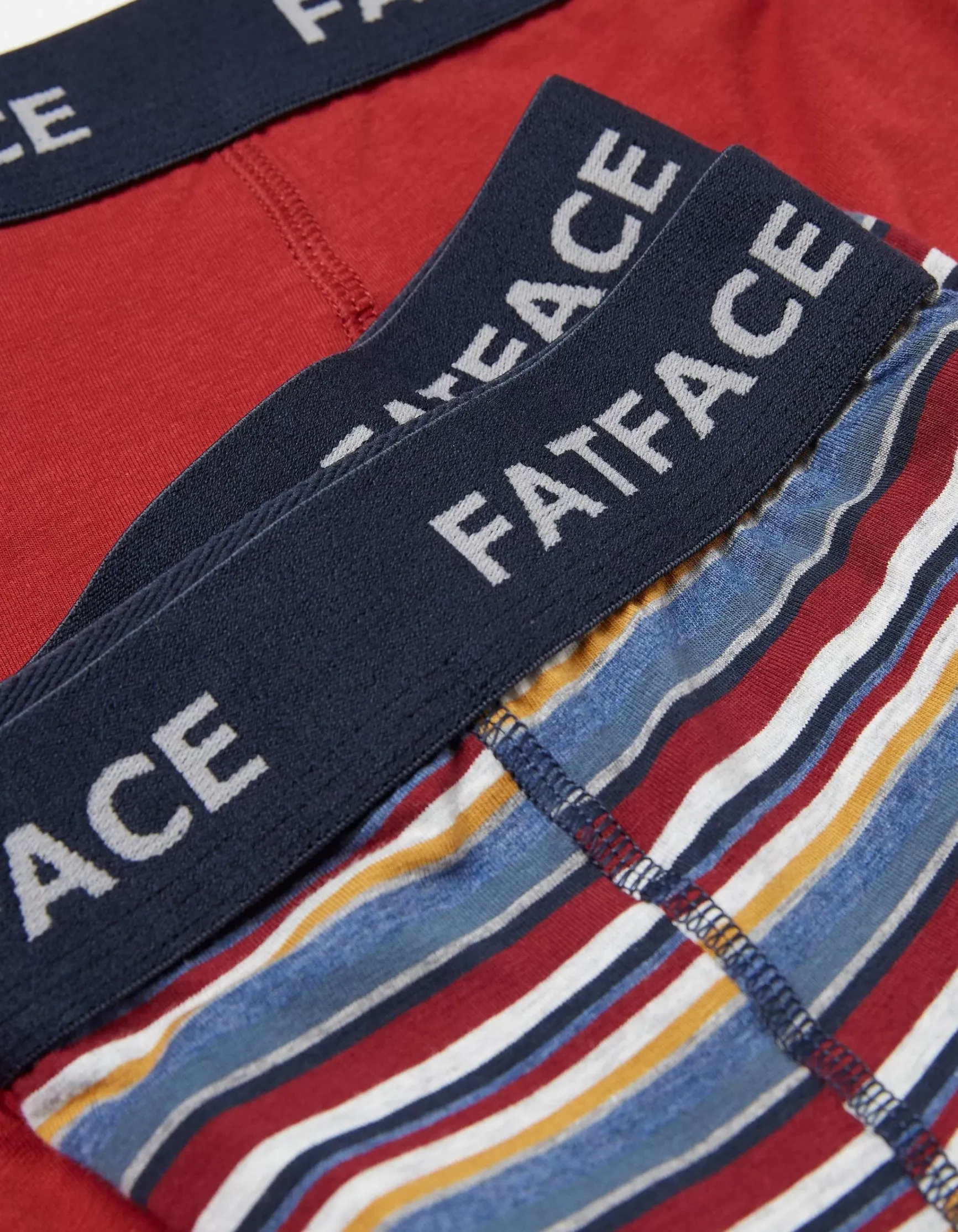 FatFace Two Pack Portland Stripe Boxers|Men View All