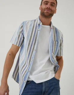 FatFace Tynemouth Stripe Shirt|Men Shirts
