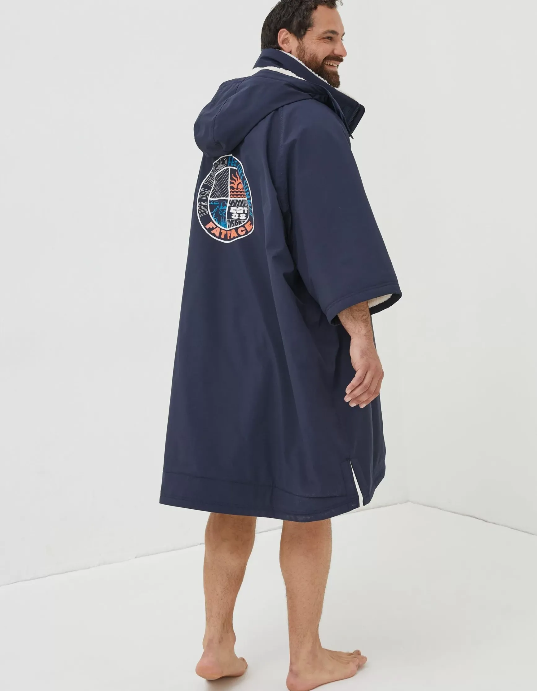 FatFace Unisex Changing Robe|Men Swimwear