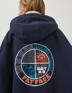 FatFace Unisex Changing Robe|Men Swimwear