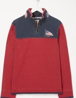 FatFace Usa Airlie Yoke Sweatshirt|Men Sweatshirts & Hoodies