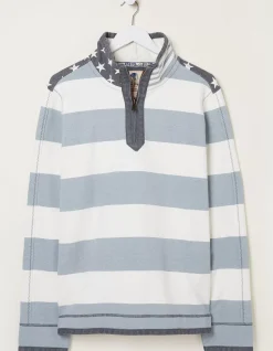 FatFace Usa Block Stripe Airlie Sweatshirt|Men Sweatshirts & Hoodies
