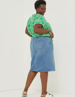 FatFace Val Leaf Linen Blend Shirt|Women Shirts & Blouses