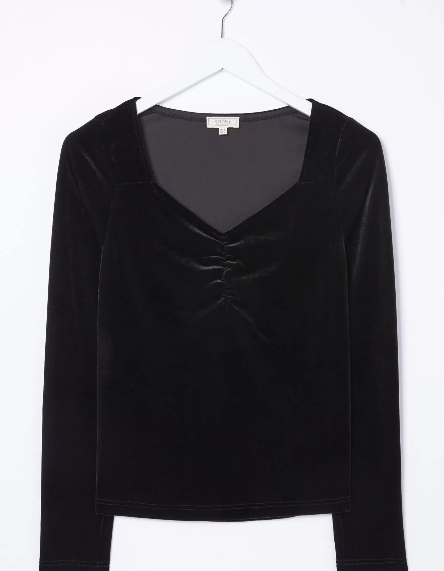 FatFace Valerie Velvet Top|Women View All