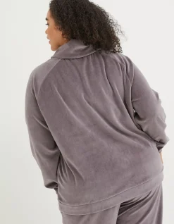 FatFace Verity Velvet Funnel Top|Women Nightwear & Loungewear