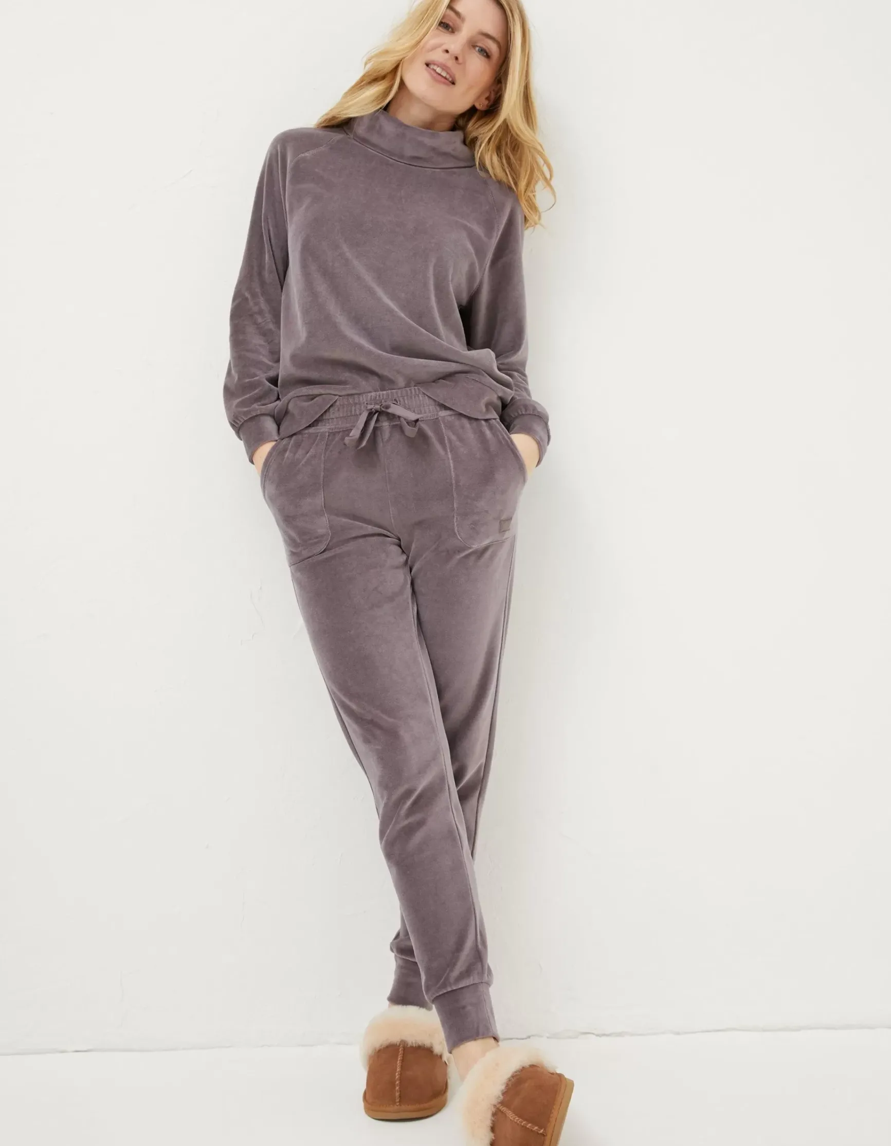 FatFace Verity Velvet Jogger|Women Nightwear & Loungewear