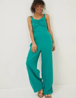 FatFace Vic Linen Jumpsuit|Women Jumpsuits & Playsuits