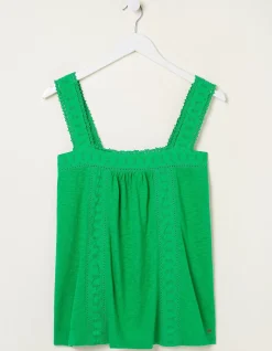 FatFace Viv Embroidered Cami|Women Tops & T-Shirts