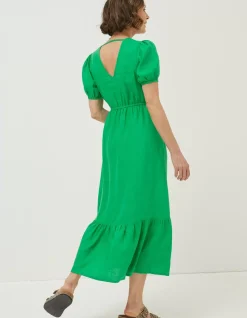 FatFace Vivvie Linen Midi Dress|Women Dresses