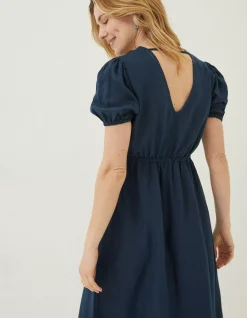 FatFace Vivvie Linen Midi Dress|Women Dresses