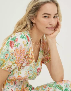 FatFace Vivvie Paradise Midi Dress|Women Dresses