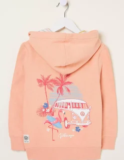 FatFace Vw Graphic Sweat Zip Through Hoodie|Girls View All