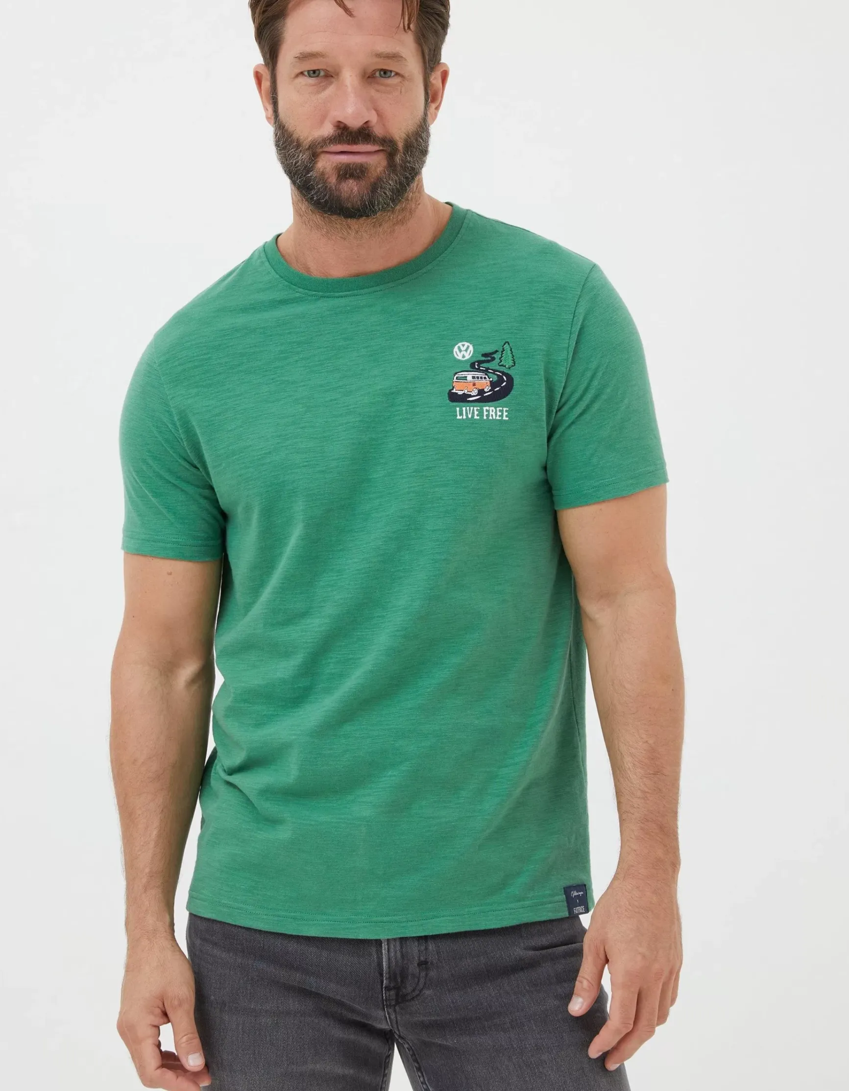 FatFace Vw Live Free T-Shirt|Men View All