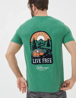 FatFace Vw Live Free T-Shirt|Men View All