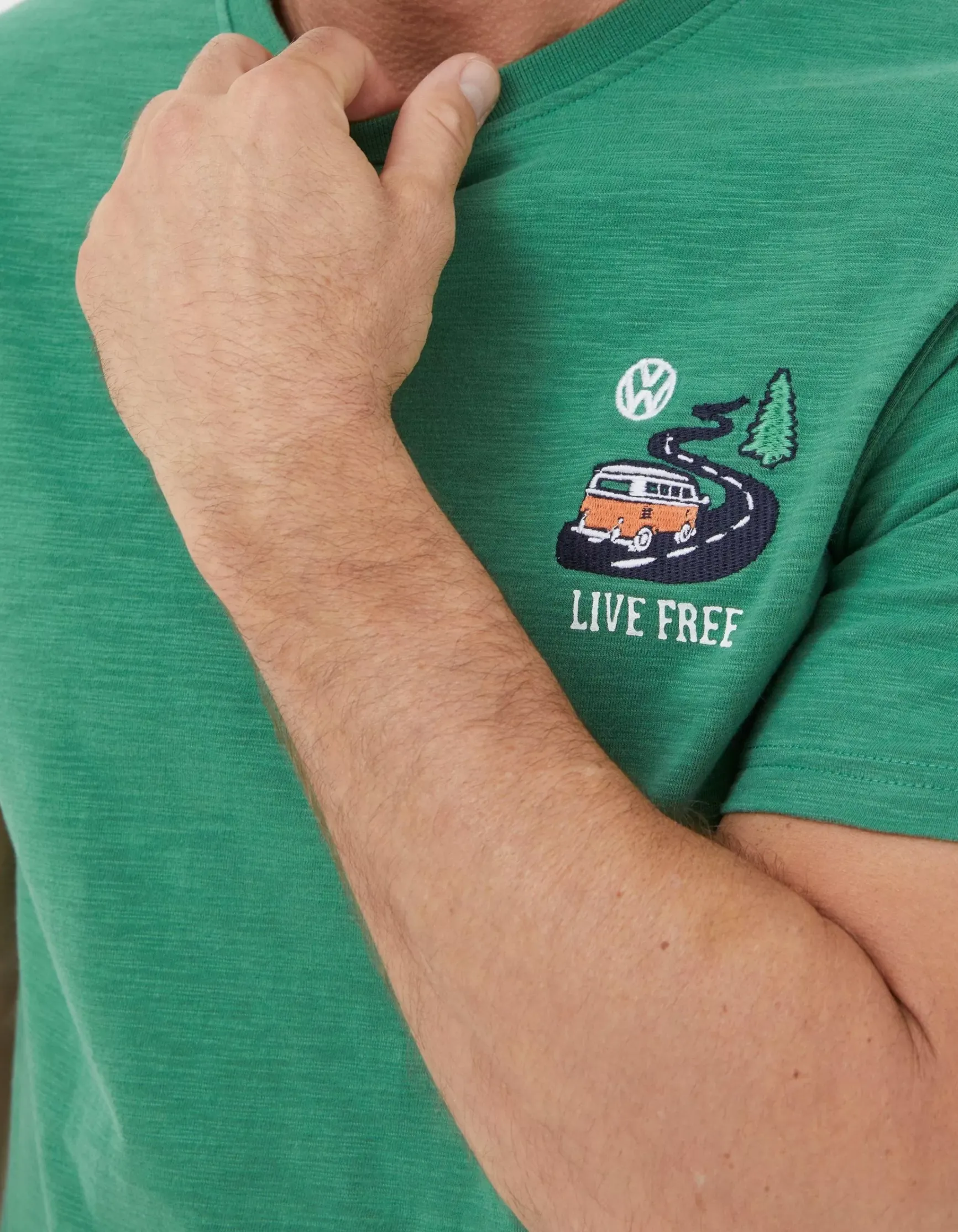 FatFace Vw Live Free T-Shirt|Men View All