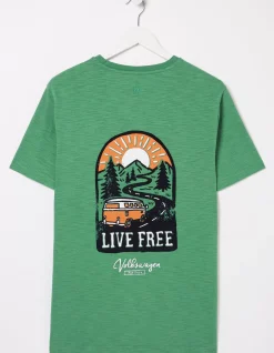 FatFace Vw Live Free T-Shirt|Men View All