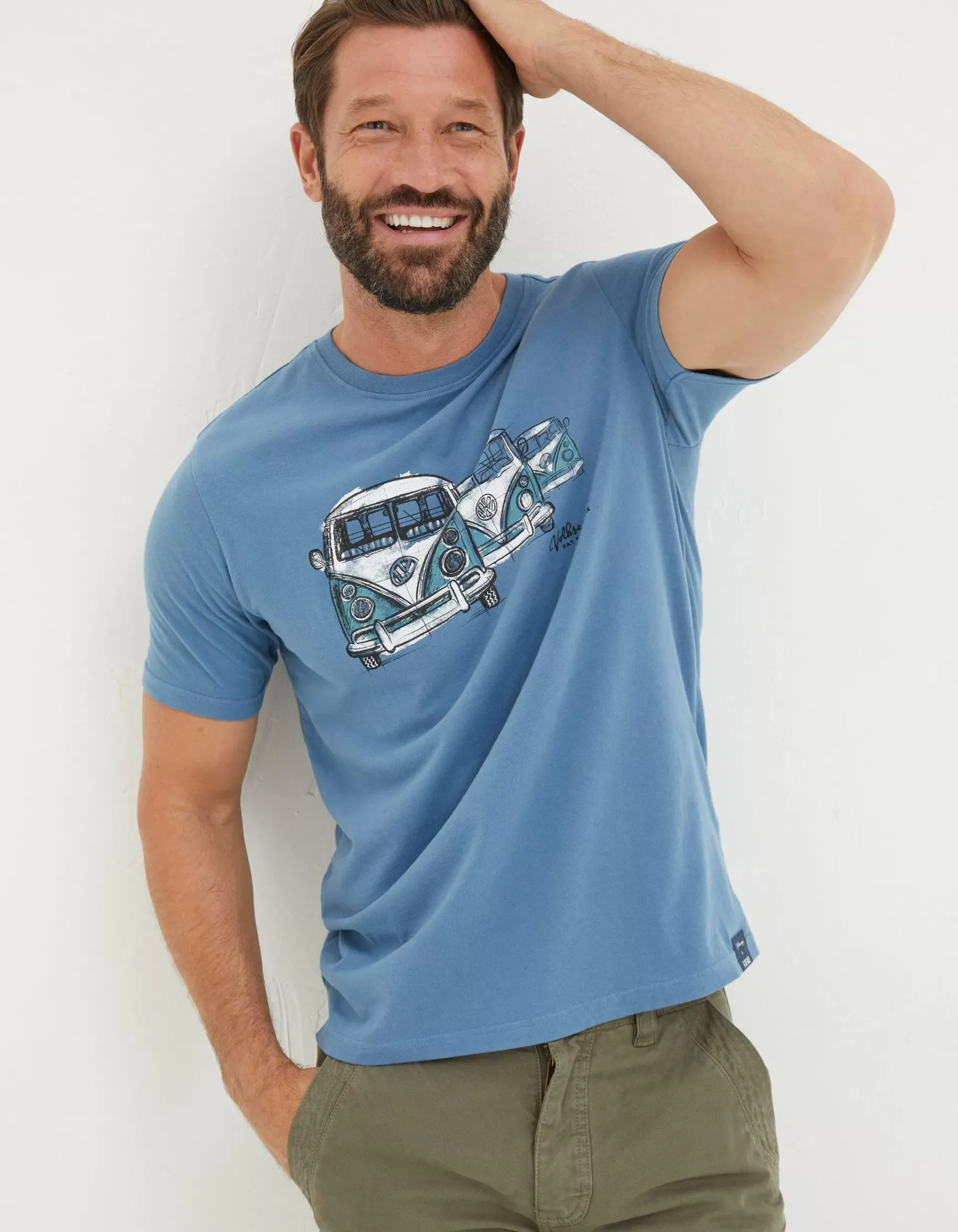 FatFace Vw Sketch T-Shirt|Men T-Shirts