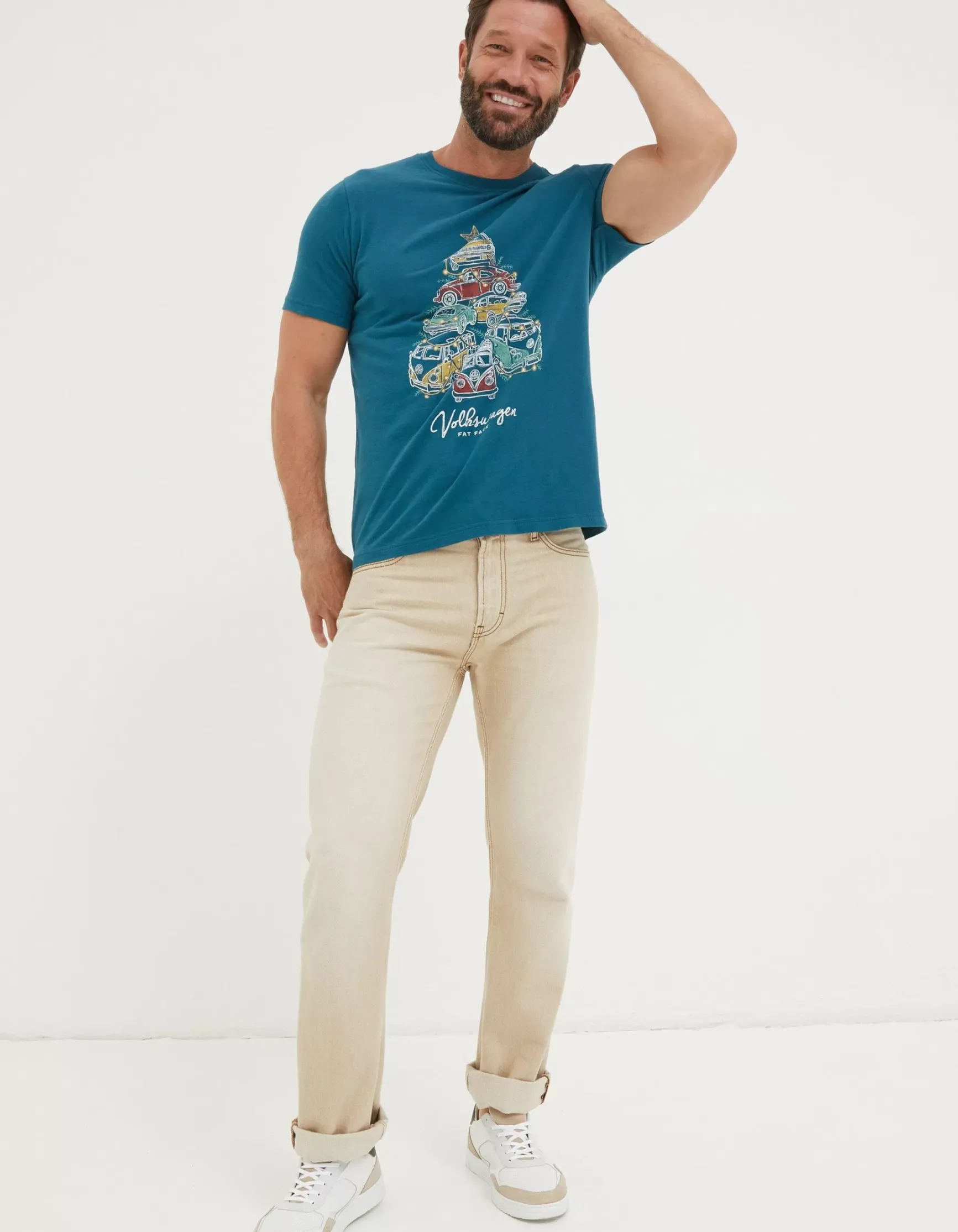 FatFace Vw Stacked T-Shirt|Men View All