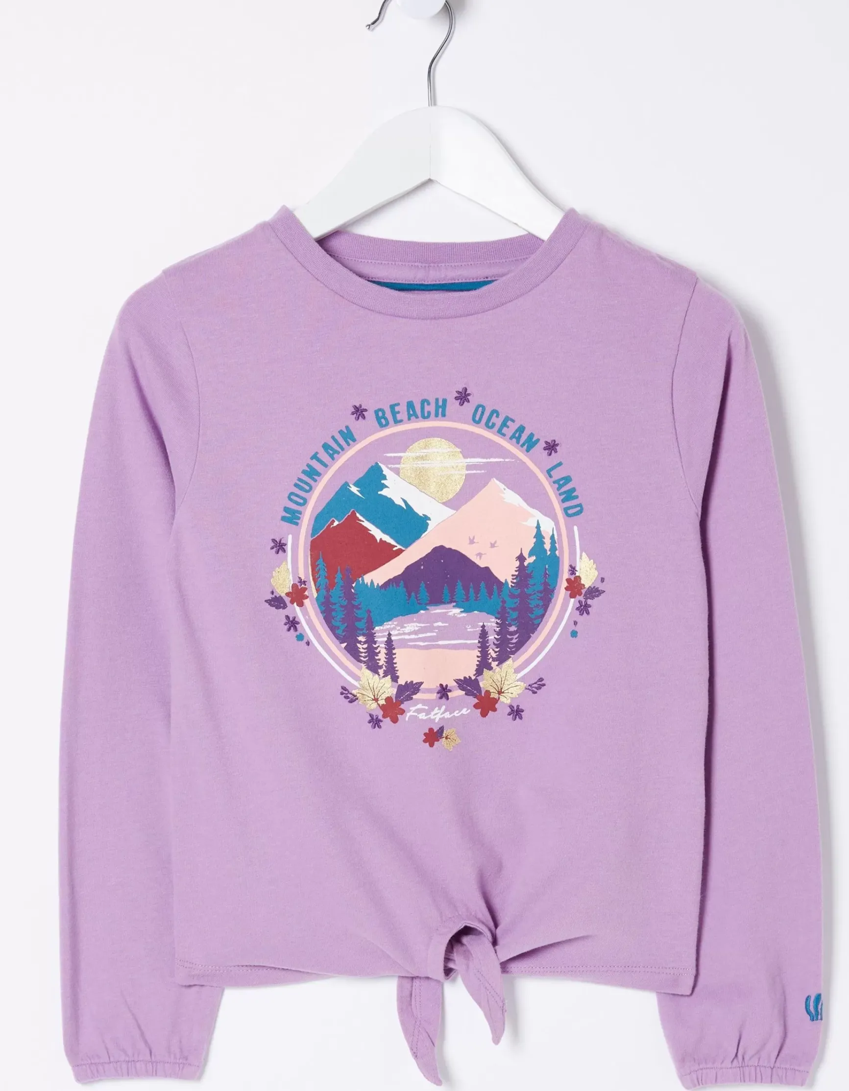FatFace Waist Tie Long Sleeve T-Shirt|Girls View All